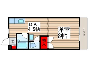 ベルメゾン鷺沼の物件間取画像